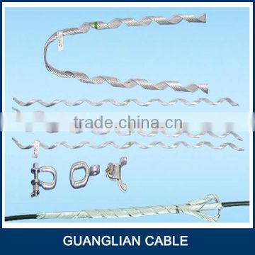 china manufacturing overhead power line fitting OPGW dead end Preformed dead end clamp