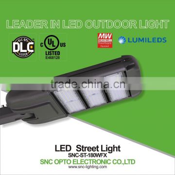With photo cell 180w led street light UL cUL DLC approved replacement for traditional street lamp