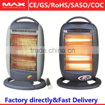3tubes halogen heater with 1200W