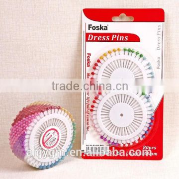 Promotion High Quality color ball head dress maker pin