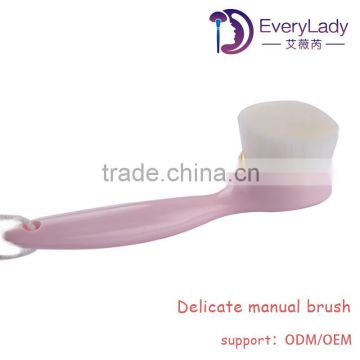 soft facial cleaning pore brush with Long handle