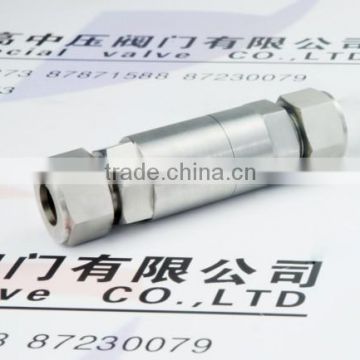 TF-LOK stainless steel double tube end check valve