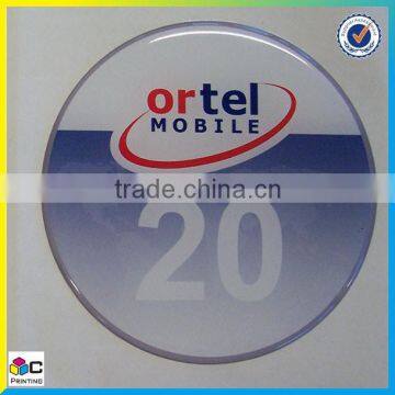 popular great quality resin epoxy sticker