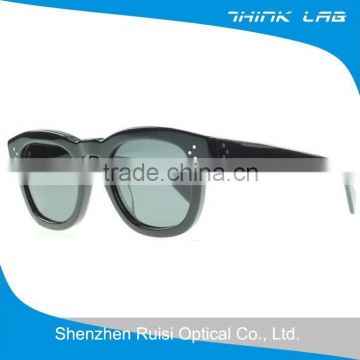 Fashion newest 2016 acetate hand polished CE sunglasses china factory