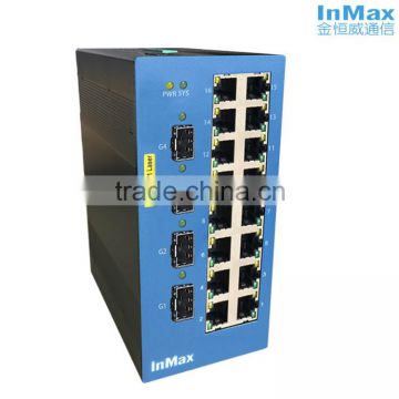 Tunnel Traffic 4G+16 Managed Industrial Ethernet Switch