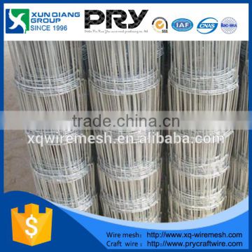 Galvanized Field Fence For Cattle / Wire Mesh Cattle Fence