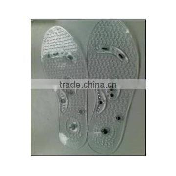 Soft Reflexology and Magnet Therapy Silicone Gel Magnetic Insoles