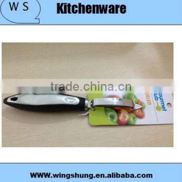 Black rubber handle peeler/fruit and vegetablespeeler/peeler