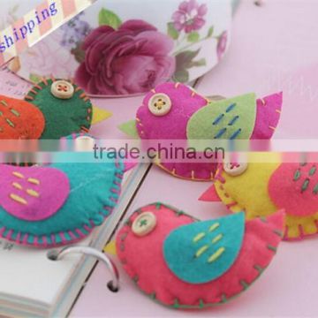 Hot sell Wool Felt Animal Birds Sewing Patterns DIY Decoration crafts supplies Accessoriess made in China