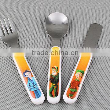 Stainless Steel Kid's Spoon and Fork / Kid's utensil in good design