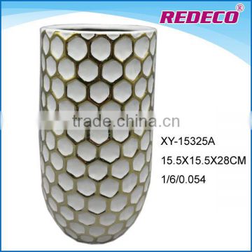 High quality large electroplate flower vase