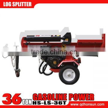 China supplier 13HP Honda GX390 and 13.5hp B & S I/C engine vertical and horizontal 36ton log splitter with stand