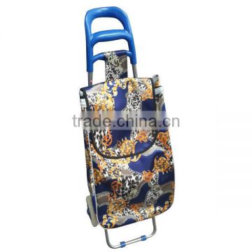 Easy carry foldable shopping trolley bag,ladies trolley tote bag