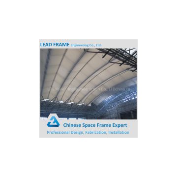 Long Span Light Type Prefab Steel Grid Space Frame Stadium Roof Material