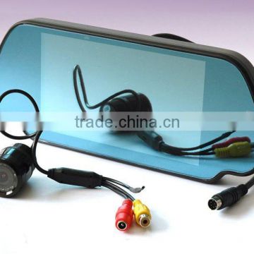 rearview car system , rearview parking sensor with 7 "monitor and touch screen and video input