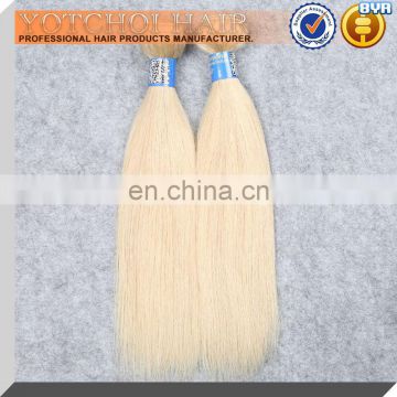 Factory Price Indian Virgin Remy Hair Color 613 Color Blonde Hair Weave Human