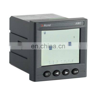 Digital DC voltmeter measuring DC0-1000V AMC72-DV/M panel voltage meter 4-20mA analog output