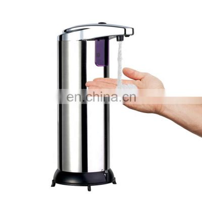 280ML Stainless Steel+ABS Infrared Smart Sensor Touchless Family Automatic Spray Disinfection Alcohol Dispenser Home
