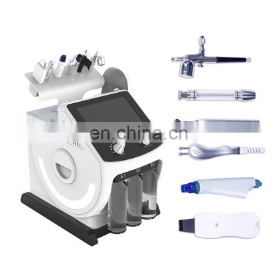 Multifunction 7 in 1 Professional Facial Deep Cleaning Diamond Oxygen Jet Peeling Microdermabrasion Machine