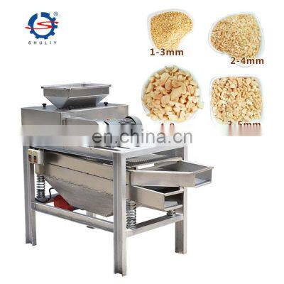 Hazelnut Dicing Walnut Crusher Pistachio Crushing Almonds Cutter Peanut Chopping Cashew Nut Cutting Machine