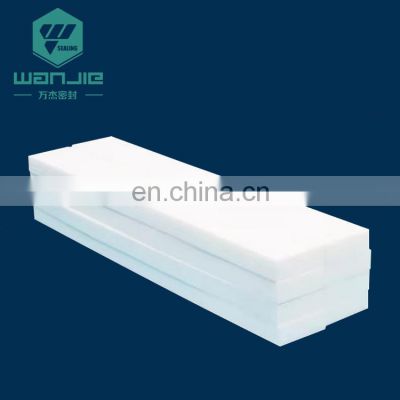 Easy to machine 100% Virgin material white color molded PTFE plate sheet