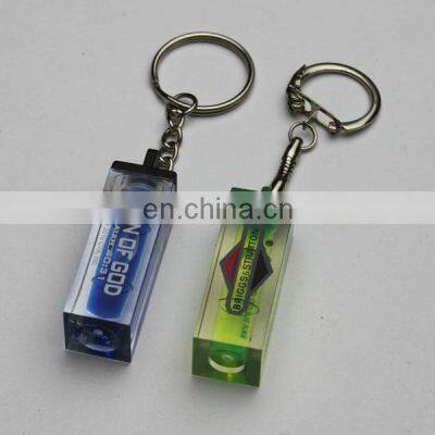 Plastic Spirit Level with Keychain