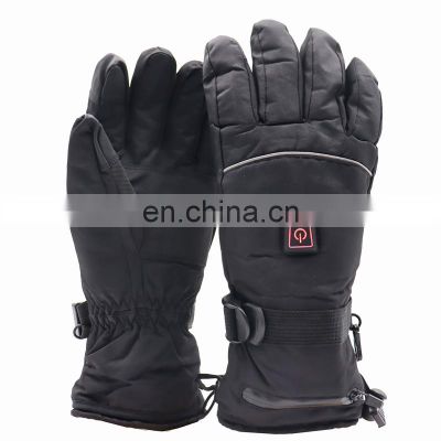 Winter 3 level temperature control USB Electric Battery Heated Keep Warm Sport Heating Driving Ski Gloves
