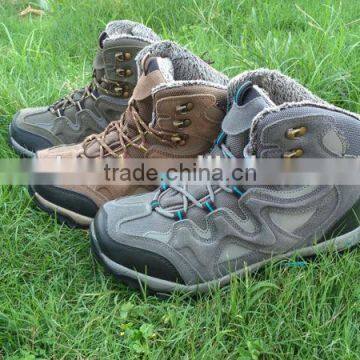 Plus wool warm shoes High-top cotton-padded shoes Outdoor hiking shoes
