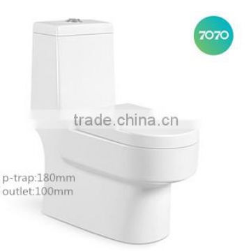 Chaozhou cheap Washdown One Piece p-strap sanitary ware factory T942