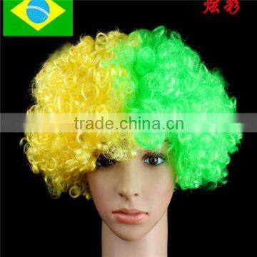 England Team Wig Flag Hat Afro World Cup Party Football Supporters St George