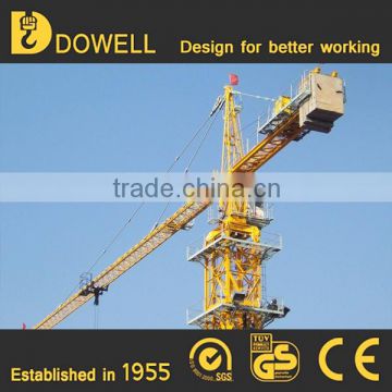ISO&CE approved mobile traveling QTZ50 tower cranes