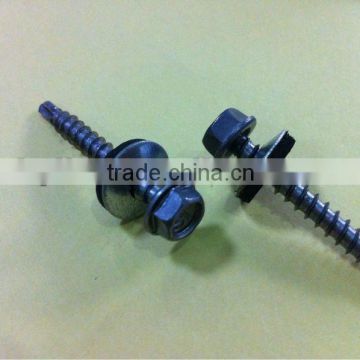 self drilling screw with hex washer head