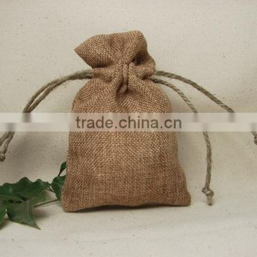 Linen tote bag gift bags jewelry pouch spices bag