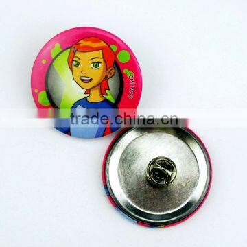 Hottest sale plastic magnetic reusable name badge custom made plastic button badge