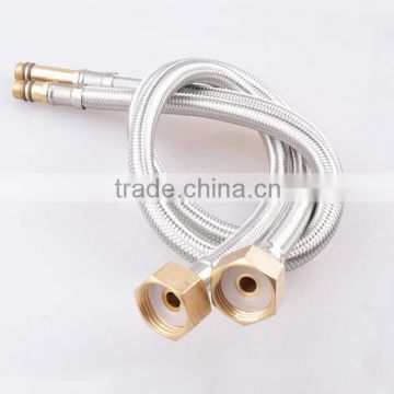 Braided stainless steel washing machine connectors