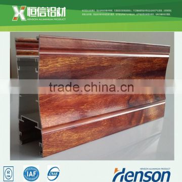 Wooden transfer aluminum profiles for decoration