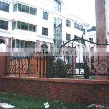 wrought iron fence