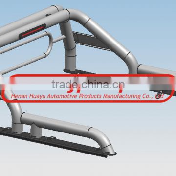 High quality Stainless Steel Roll Bar with light for D-MAX 2007-2012