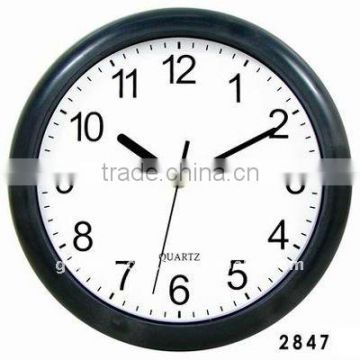 10 inch Plastic Wall Clock, with Custom Made Clock Dial for Promotion
