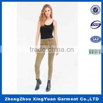 2016 pocket pencil pants fashion sex female trousers