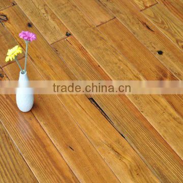 Made in china living room yellow pine reclaimed floors