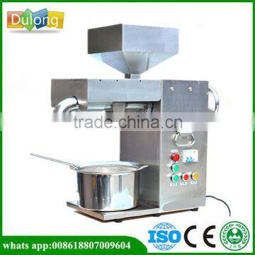 Production 20kg/h small soybean oil press hemp seed oil press machine