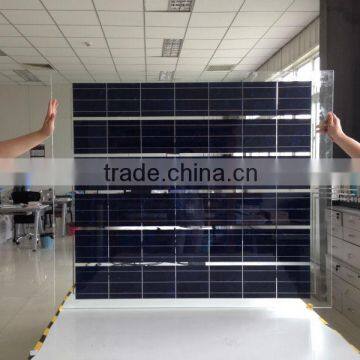 hot sale! transparent solar panel,30% Transmittance, poly solar panel 150w 155w 160w