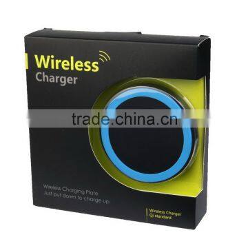 Stylish Mini Qi Standard Wireless Charging Pad Single Coil Qi Charger For Qi-Enabled Phones
