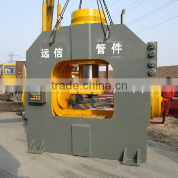 steel tee cold press forming making machine