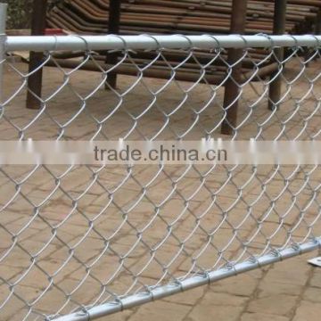 temporary construction chain link fence