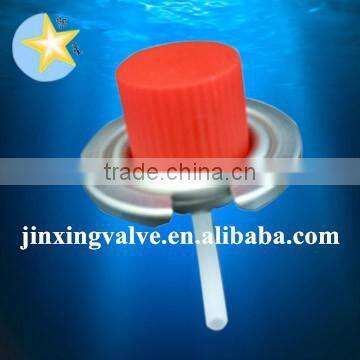 gas stove valve and red caps/portable gas cooker valve/butane gas cartridge spray valve