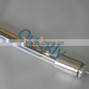 White-coated medium-wave heating single tube