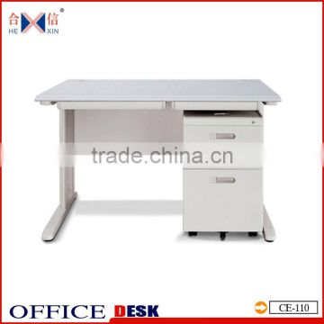 China factory supply high end office desk with side cabinet