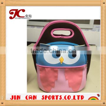2015 new style recyclable logo printing inner cool lunch bag